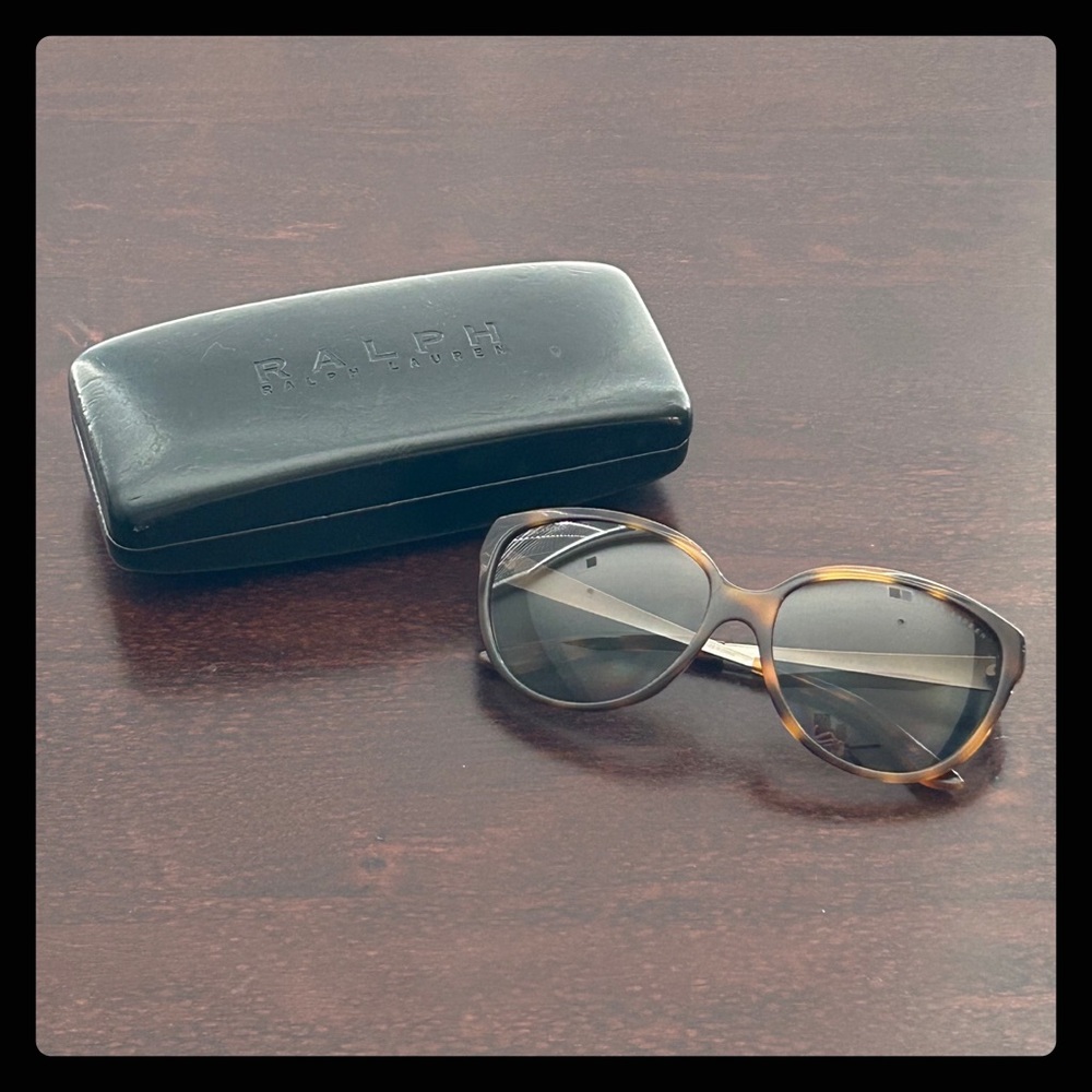 Ralph Lauren RL8079 Cat Eye Polarized Sunglasses - Tortoise